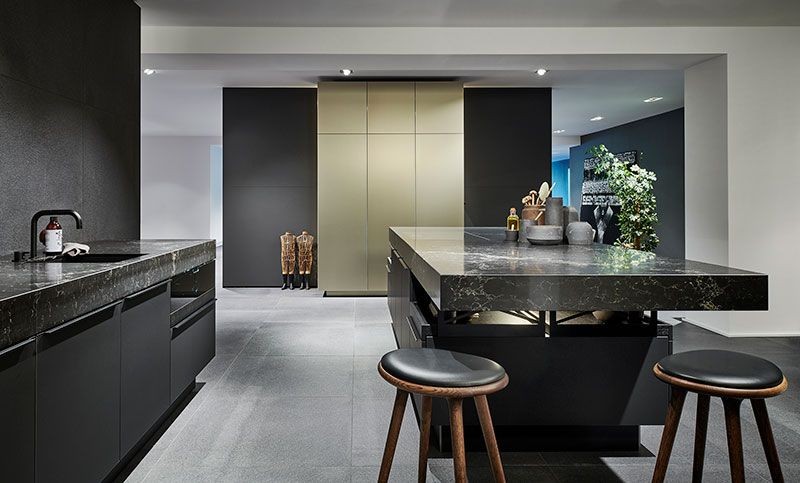 Choosing black in different materials