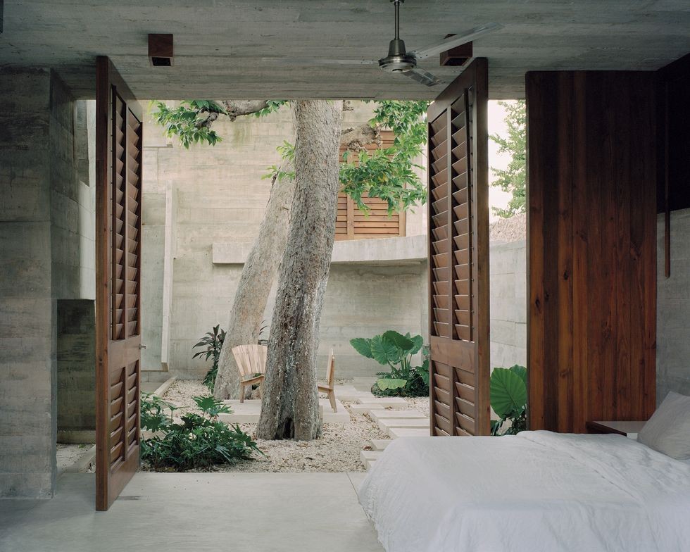 casa de beton in mexic, arhitect ludwig godefroy