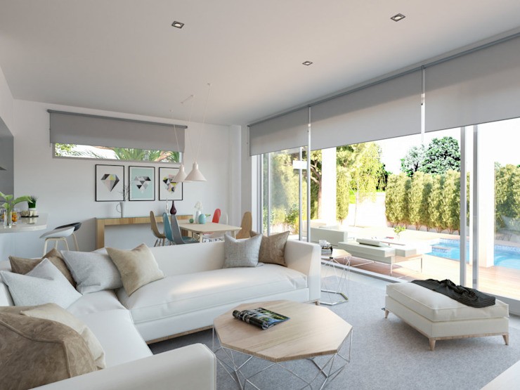 Sufragerie-sufragerie Pacheco & Asociados Sufragerie in stil modern living, sufragerie